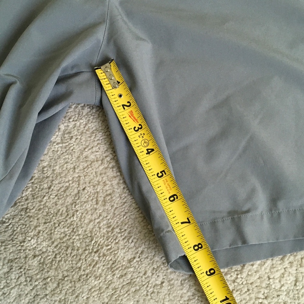 Set of 2 - Adidas Men's Classic Gray Flat Front Golf Shorts - Picture 5 of 6
